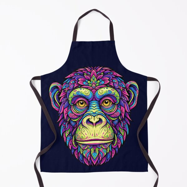 Item preview, Animal Art Print - Psychedelic APE designed and sold by Mindwork Creative Arts.