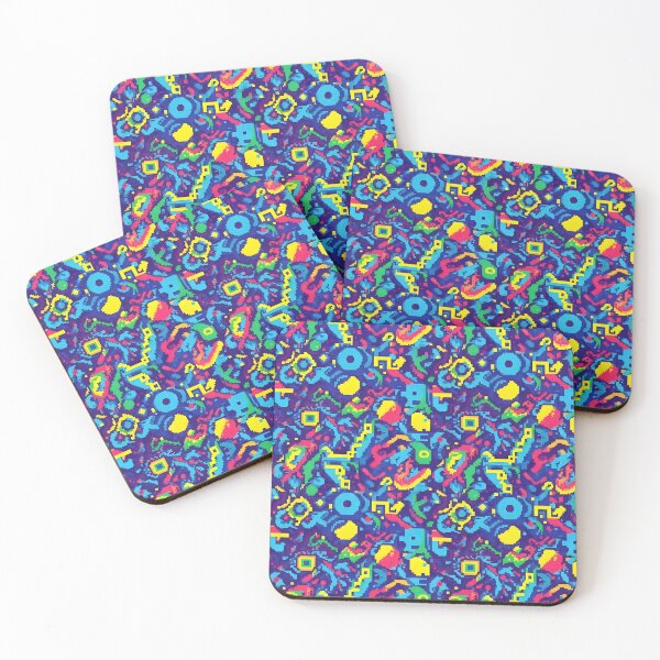 Item preview, Pixel Glitch Arcade Chaos Seamless Pattern designed and sold by Brendan Arthur Ring.
