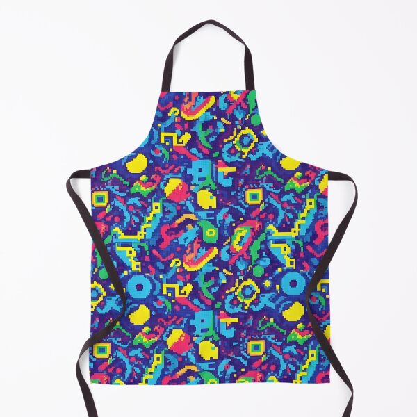 Item preview, Pixel Glitch Arcade Chaos Seamless Pattern designed and sold by Brendan Arthur Ring.