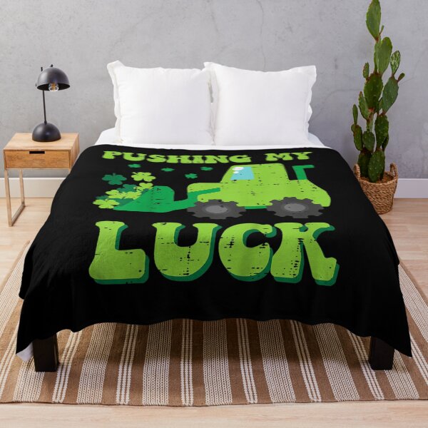 Item preview, Pushin' My Luck Tractor St Patrick's Day designed and sold by BASKF.