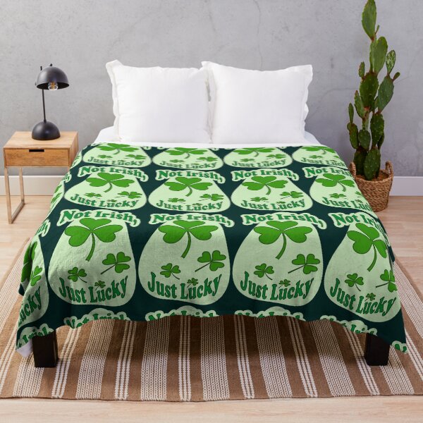 Item preview, Not Irish Just Lucky St Patrick’s Day Shirt – Shamrock Design designed and sold by Topoartispp.