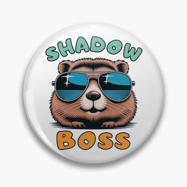 Item preview, Shadow Boss Groundhog - Cool Groundhog Day Design designed and sold by TherezaDesign.