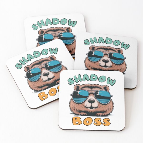 Item preview, Shadow Boss Groundhog - Cool Groundhog Day Design designed and sold by TherezaDesign.