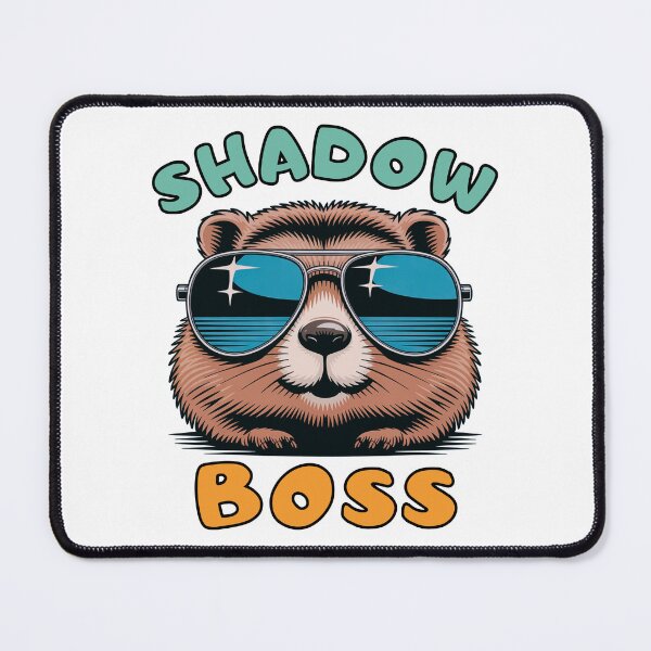 Item preview, Shadow Boss Groundhog - Cool Groundhog Day Design designed and sold by TherezaDesign.