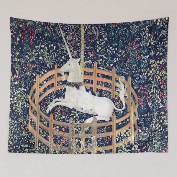 Item preview, Unicorn Rests in a Garden designed and sold by Jon-Baran.