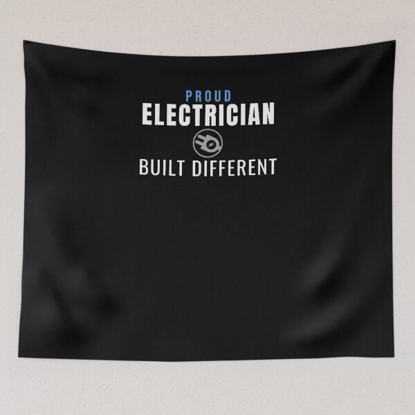 Item preview, Electrician Built Different designed and sold by Tee Standard Designs.