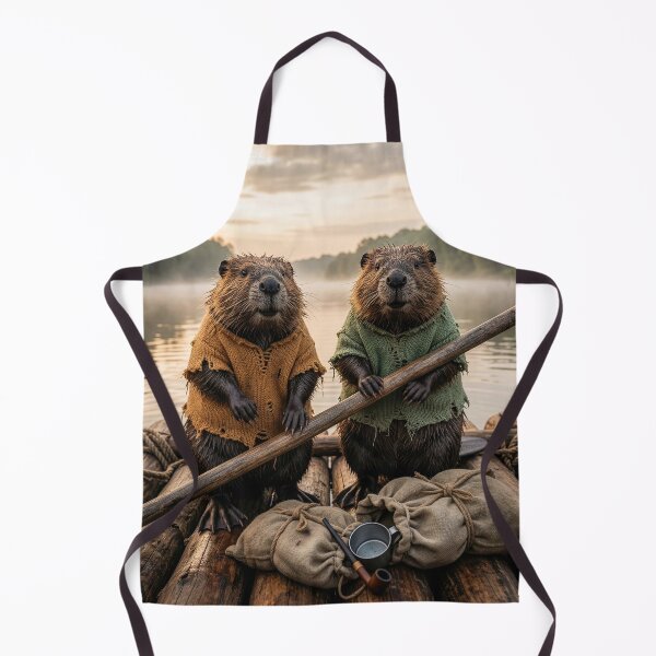 Item preview, Huck and Tom Beaver Raft on Mississippi River designed and sold by Tridentulus.