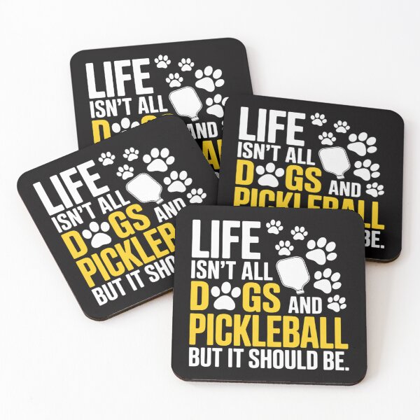 Item preview, Pickleball Dog Life Isn't All Dogs And Pickleball designed and sold by Vexat062Art.