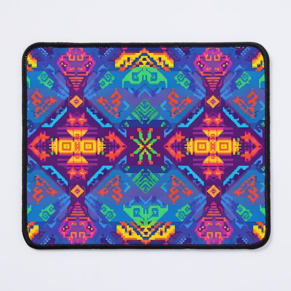 Item preview, Pixel Art Sacred Sun Totem Pattern designed and sold by Brendan Arthur Ring.