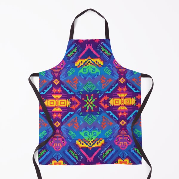 Item preview, Pixel Art Sacred Sun Totem Pattern designed and sold by Brendan Arthur Ring.