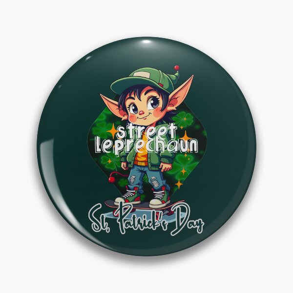 Artikelvorschau, Street Leprechaun St Patrick’s Day Shirt – Irish Lucky Clover Art entworfen und verkauft von Topoartispp.