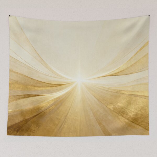 Item preview, Radiant Core – Abstract Light Burst in Golden Tones designed and sold by Cristhian Almanza.