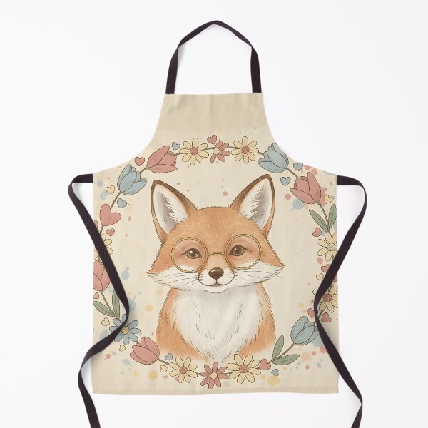 Item preview, Vintage Fox with Flowers designed and sold by LMDIGITAL6.