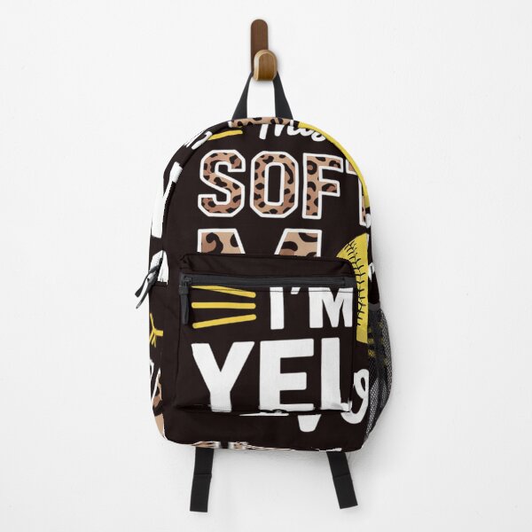 Item preview, I'm not Yelling This is Softball Mom Voice Leopard Softball designed and sold by MichaelStalkas.