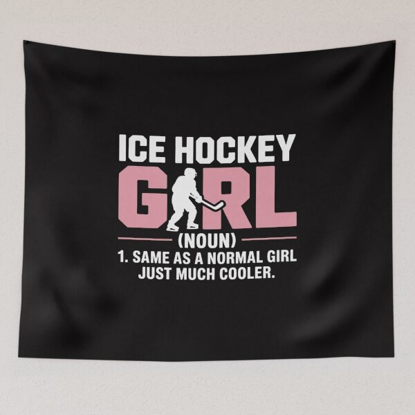 Item preview, Ice Hockey Girl Definition Ice Hockey Girl Noun designed and sold by Vexat062Art.
