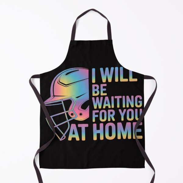 Item preview, I Will Be Waiting for You at Home Softball Catcher designed and sold by Vexat062Art.