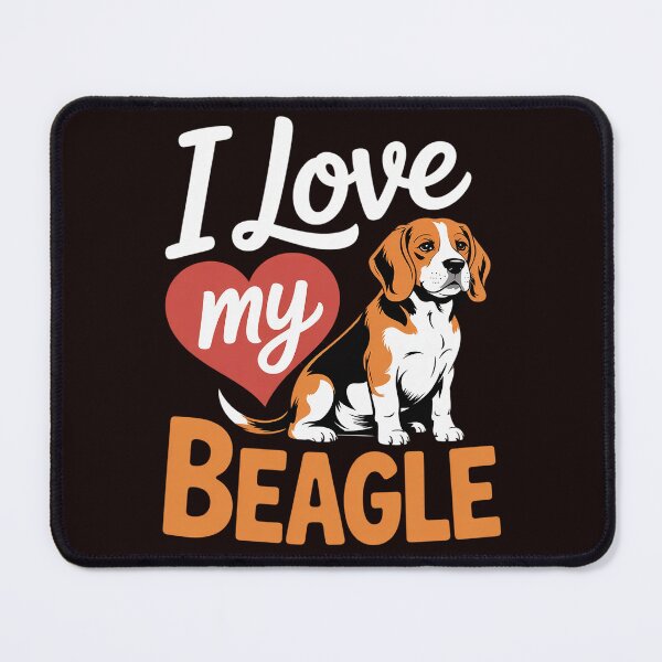 Item preview, I Love My Beagle - Dog Owner Puppy Lover Animal Breeder designed and sold by MichaelStalkas.