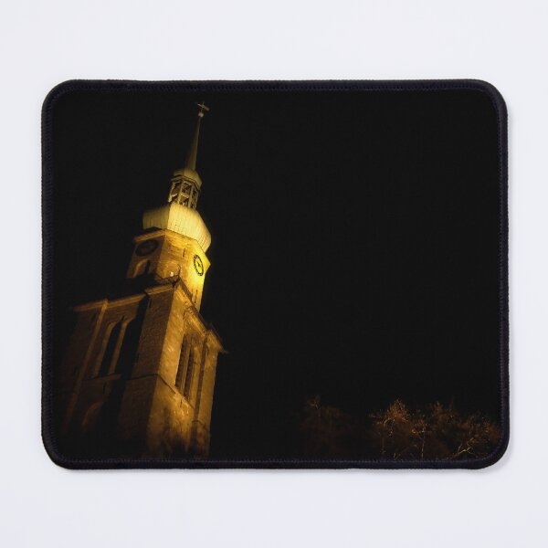 Item preview, Dortmund's Reinoldi Church at night designed and sold by Creative Waves Media.
