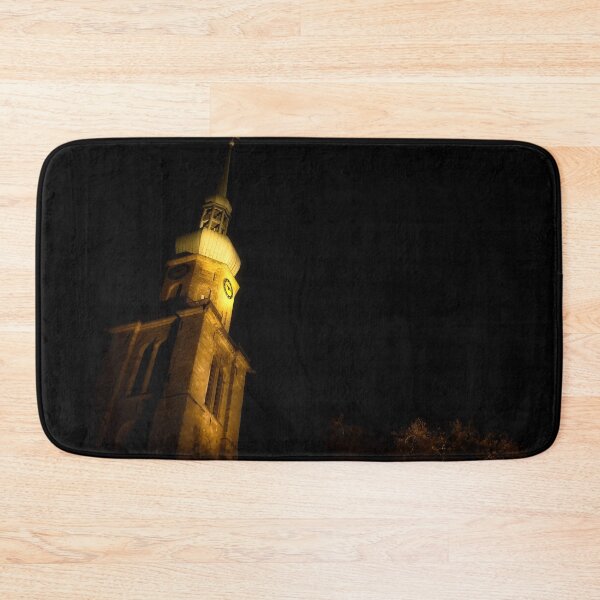 Item preview, Dortmund's Reinoldi Church at night designed and sold by Creative Waves Media.