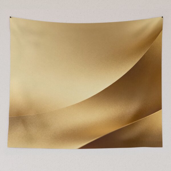 Item preview, Golden Flow – Abstract Curved Surfaces in Metallic Tones designed and sold by Cristhian Almanza.