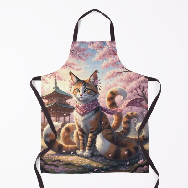 Item preview, The Cherry Blossom Fox Cat designed and sold by Aisha Hamza.