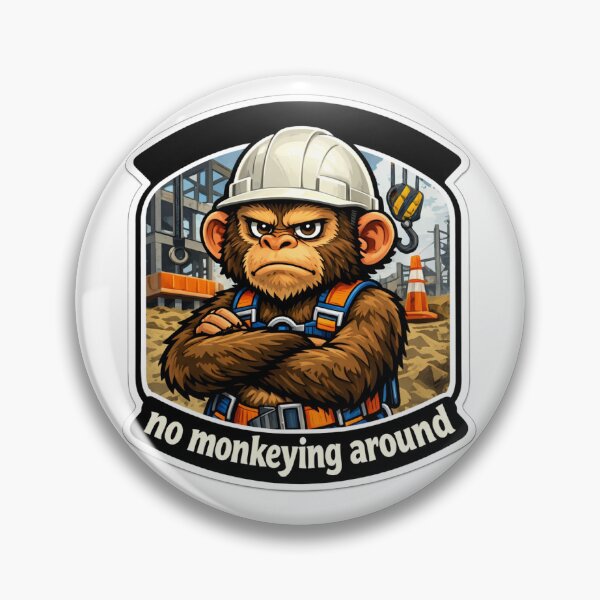Item preview, Serious Construction Monkey designed and sold by DillPard.