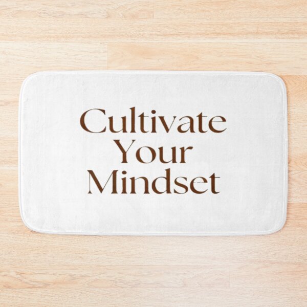 Item preview, Cultivate Your Mindset – Minimalist Affirmation on Textured Background designed and sold by Cristhian Almanza.
