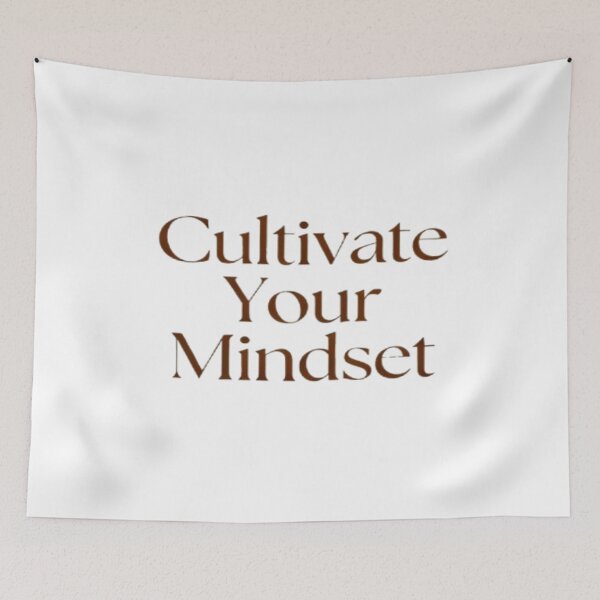 Item preview, Cultivate Your Mindset – Minimalist Affirmation on Textured Background designed and sold by Cristhian Almanza.