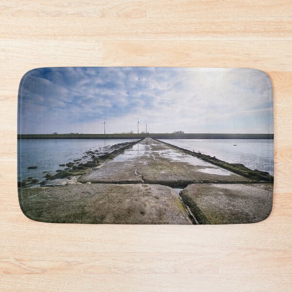 Item preview, Steinpfard at low tide of the North Sea near Tossens designed and sold by Creative Waves Media.