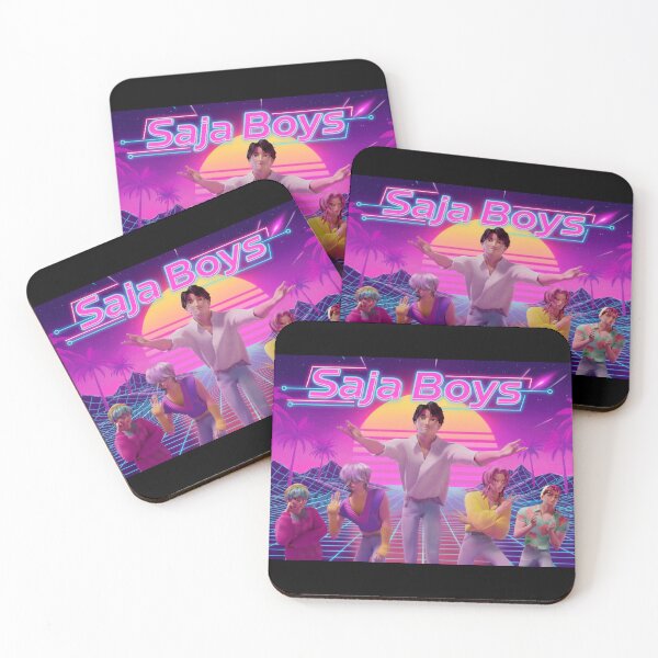 Item preview, Saja Boys: 8-Bit Neon Stage Synthwave designed and sold by DogLord.