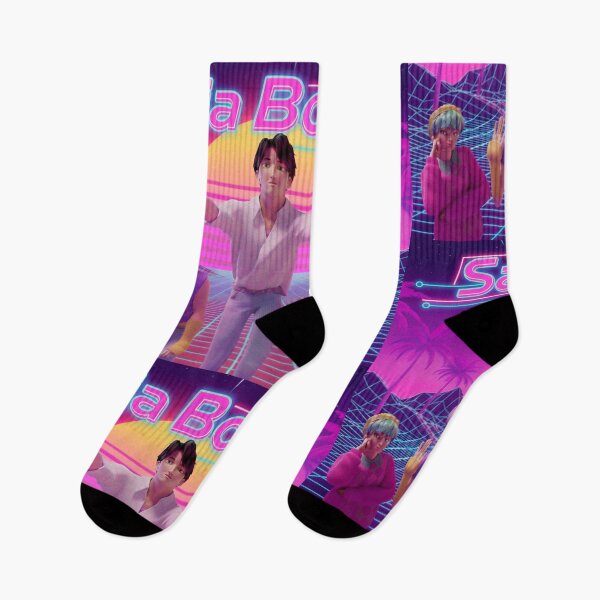 Item preview, Saja Boys: 8-Bit Neon Stage Synthwave designed and sold by DogLord.