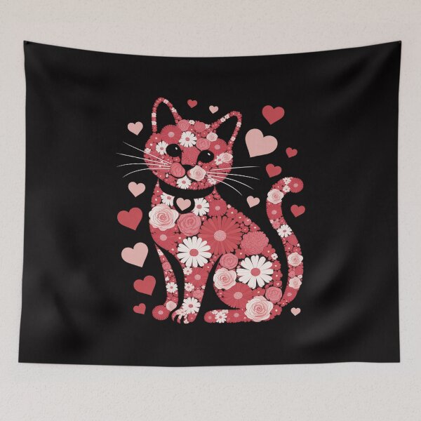 Item preview, Happy Meowentine's Day Girls Cat Valentines Day Women designed and sold by Vexat062Art.