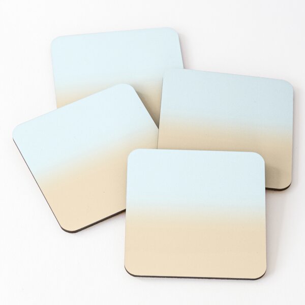Item preview, Light Blue and Beige Color Gradient designed and sold by JulzPink.