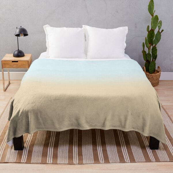 Item preview, Light Blue and Beige Color Gradient designed and sold by JulzPink.