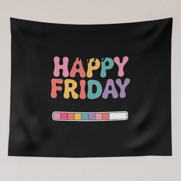 Item preview, Happy Friyay Teacher School Friday Weekend Vibes designed and sold by LindseyKris.