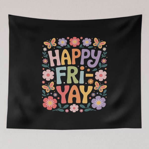 Item preview, Happy Fri-Yay Teacher Fry Yay Friday Weekend designed and sold by LindseyKris.
