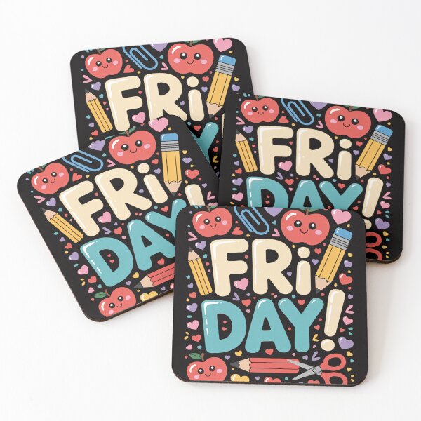 Item preview, Happy Fri-Yay Friday Lovers Teacher Student Weekend designed and sold by HudsonErik.