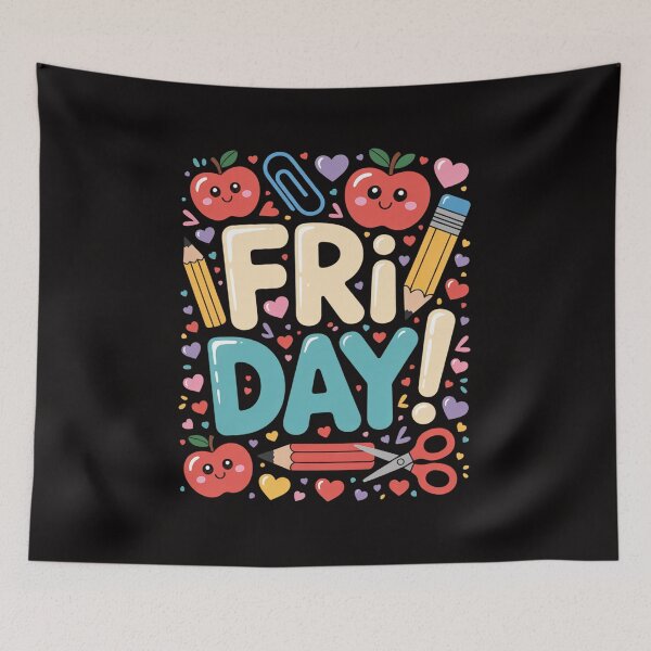 Item preview, Happy Fri-Yay Friday Lovers Teacher Student Weekend designed and sold by HudsonErik.