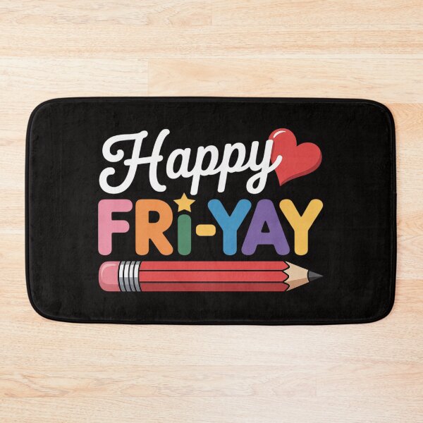 Item preview, Happy Fri-Yay Friday Lovers Teacher Life Weekend designed and sold by HudsonErik.