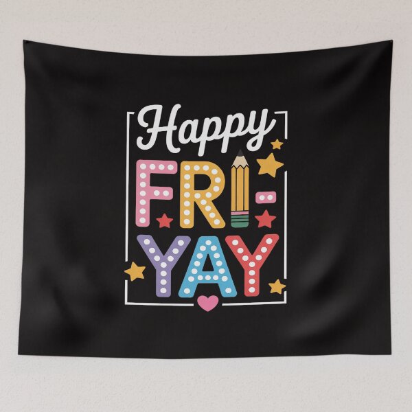 Item preview, Happy Fri-Yay Friday Lovers Teacher Fri Yay Weekend designed and sold by HudsonErik.