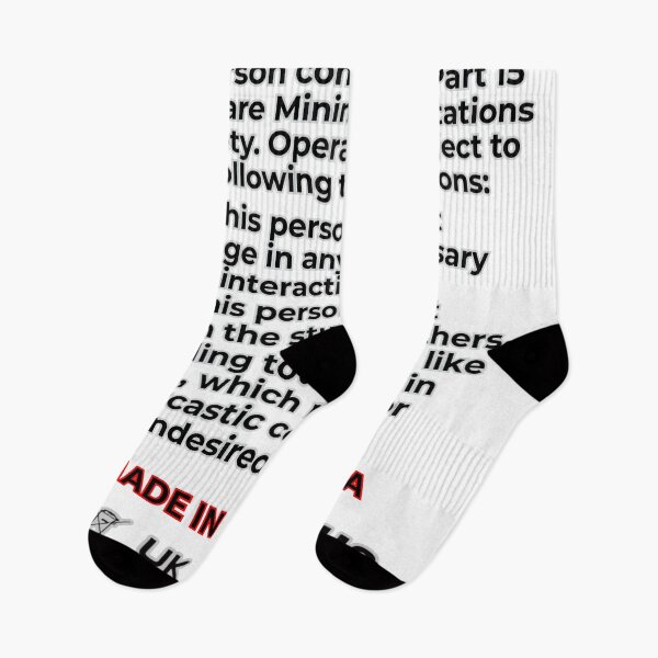 Item preview, Sarcastic FCC Lable designed and sold by ECinkdesigns.