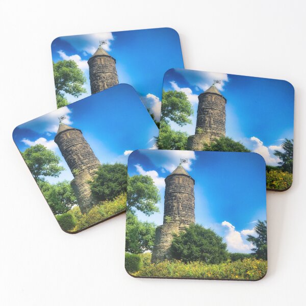 Item preview, Cultural heritage: The Stone Tower in Dortmund, an impressive ancient monument near Dortmund's Westfalenhalle, radiates historical splendor. designed and sold by Creative Waves Media.
