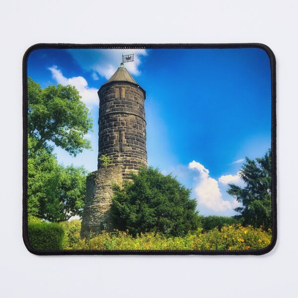 Item preview, Cultural heritage: The Stone Tower in Dortmund, an impressive ancient monument near Dortmund's Westfalenhalle, radiates historical splendor. designed and sold by Creative Waves Media.