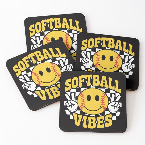 Item preview, Groovy Softball Vibes Softball Girls Women designed and sold by HudsonErik.