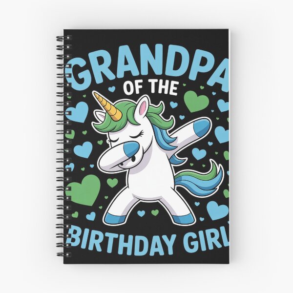 Item preview, Grandpa of the Birthday Girl Flossing Unicorn Grand Father designed and sold by LindseyKris.