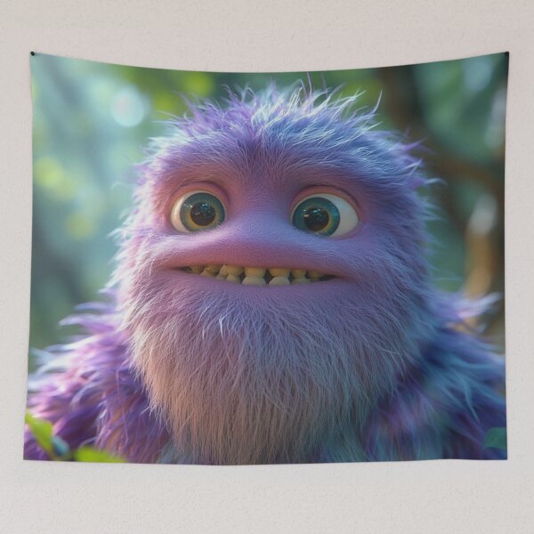 Item preview, The Goofy Guardian: A Wide-Eyed Purple Path-Finder designed and sold by David R Sawin The Architects Of Eden.