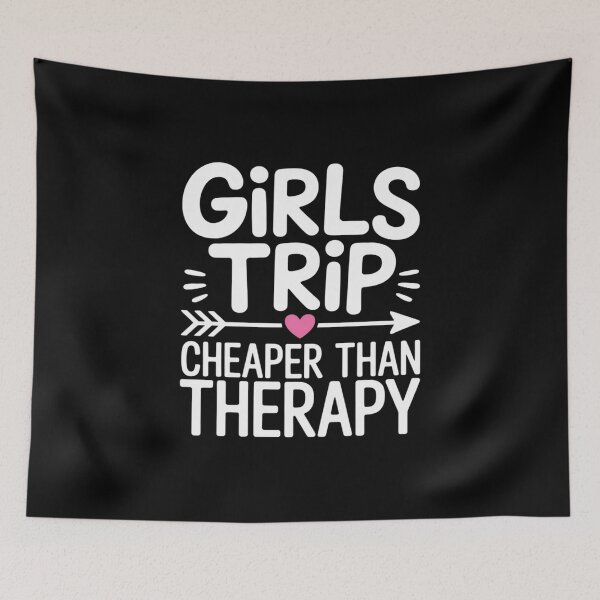 Item preview, Girls Trip Cheaper Than A Therapy Bachelorette Party designed and sold by LindseyKris.