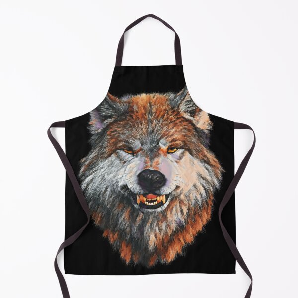 Item preview, Wild Wolf Portrait — Painterly Expression designed and sold by Massimo Righi.