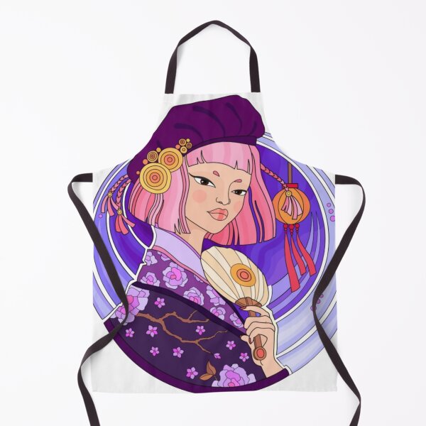 Item preview, Contemporary Geisha Portrait Illustration designed and sold by Silrom.
