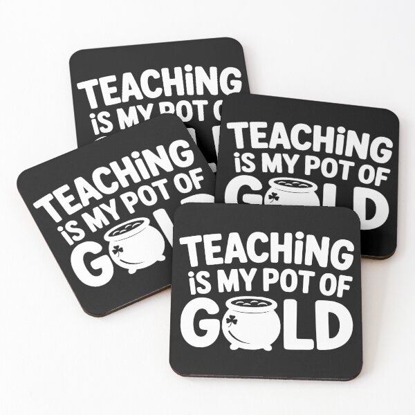 Item preview, Teaching Is My Pot of Gold designed and sold by theartfulaspie.